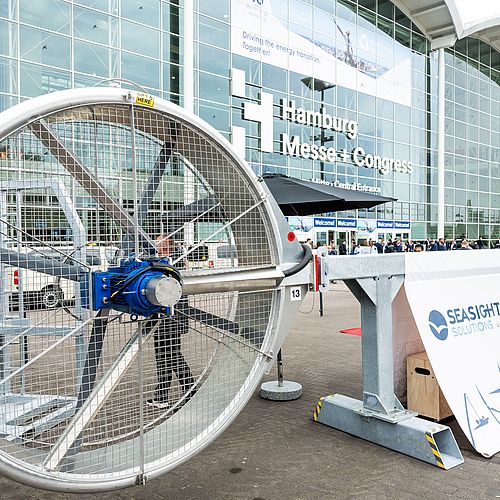 WindEnergy Hamburg 2024 / Exhibit at Central Entrance